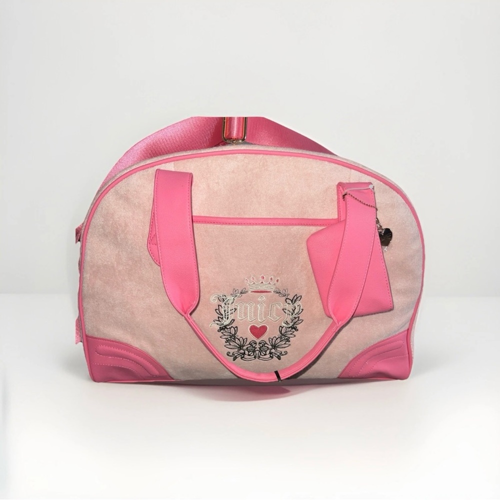Juicy Couture Pink Weekender Travel Bag